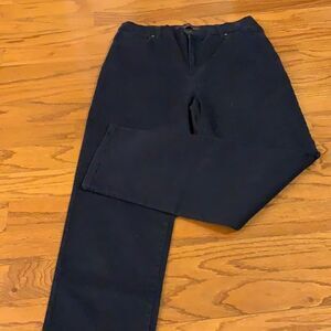 Gloria Vanderbilt Amanda denim jeans - size 14 black